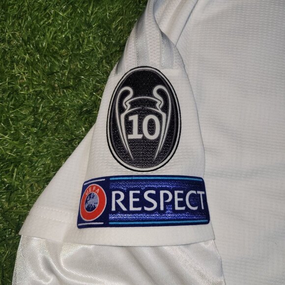 Cristiano Ronaldo Real Madrid 2015 2016 Long Sleeve UEFA FINAL Soccer Jersey M - Picture 5 of 10